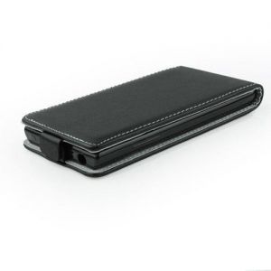 Etui z klapką Forcell FlipCase SLIM Flexi- czarne - HTC Desire 610
