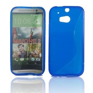 Obudowa S-Line TPU dla HTC One M8 (niebieski)