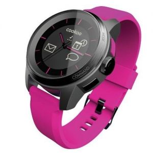 Cookoo watch - analogowy zegarek dla urządzeń z systemem iOS 5+ i Android 4.3 Kolor różowy