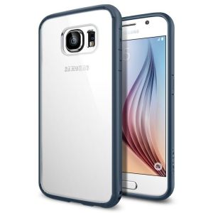 Oryginalna obudowa Spigen SGP Ultra Hybrid Metal Slate dla Samsung Galaxy S6