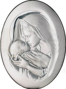Ryngraf ze srebra Matka Boska z Dzieciątkiem S-05699951