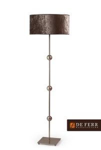Lampa podłogowa De Ferr 104 nikiel