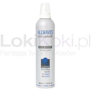 Allwaves Hair Mousse pianka do włosów 400 ml Black