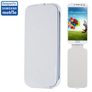 Etui z klapką Samsung Galaxy S4 i9500 / i9505 - białe - Made for Samsung Vertical Flip Case