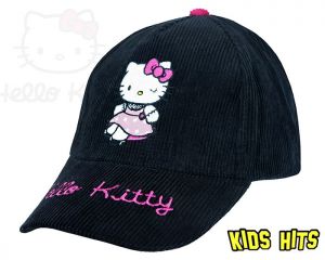 Czapka z daszkiem Hello Kitty "Black" 8-12 lat