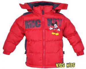Kurtka zimowa Myszka Miki "Mickey" czerwona 4 lata
