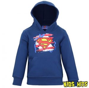 Bluza z kapturem Superman granatowa 6 lat