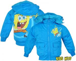 Kurtka zimowa SpongeBob "Jelly" niebieska 4 lata