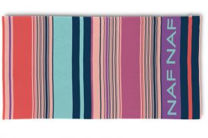 Ręcznik plażowy Naf Naf Stripes Violet