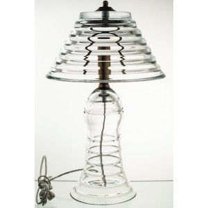 Lampa stojąca kryształowa stołowa max. 40W  -47 cm - 5168-