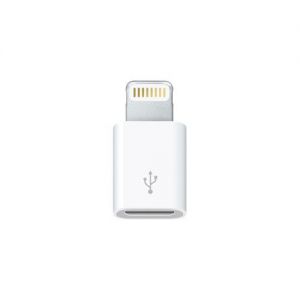 Oryginalna przejściówka Apple MD820ZM/A ze złącza Lightning na micro USB - iPhone 5 / 5S / 5SE / 6 /