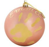 Christmas Ball - Bombka Baby Art (Coral)