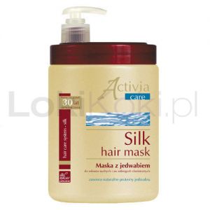 Silk Hair Mask maska z jedwabiem 1000 ml Leo