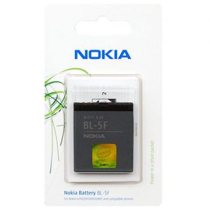 Oryginalna bateria BL-5F - 950 mAh - Nokia 6210 Navigator, 6260 slide, 6290, 6710 Navigator, E65, N9