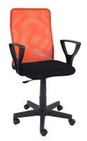 Fotel biurowy QZY F01 pomarańcz