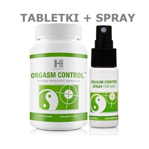 Zestaw Orgasm Control 60 tabletek + spray 15 ml
