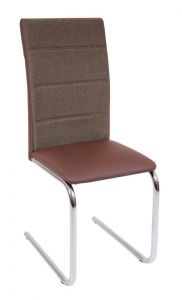 Krzesło DC2-006 brąz+materiał