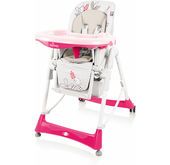 Krzesełko do karmienia Bambi Baby Design (różowe)