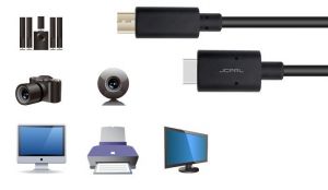 Kabel JCPAL LiNX Classic USB-C na USB 3.0 Macbook Czarny