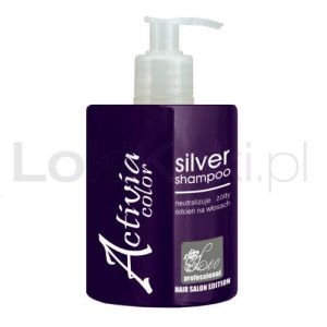 Silver Shampoo szampon niwelujący żółty odcień 500 ml Leo