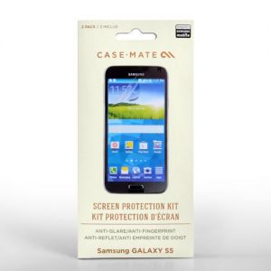 Folia ochronna na ekran case-mate Screen Protector - 2 sztuki - Samsung Galaxy S5