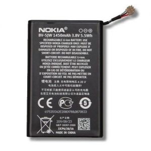 Oryginalna bateria BV-5JW - 1450mAh - Nokia N9, Lumia 800 Opakowanie Bulk Produkcja 2015