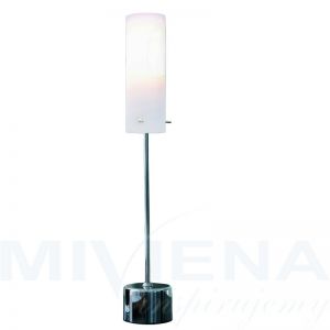 Mini tube lampa stołowa 1 chrom szkło