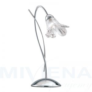 Lily lampa stołowa 1 chrom szkło