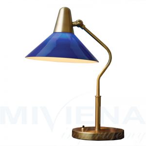 Martello lampa stołowa miedź niebieski