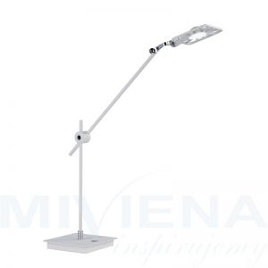 Lampa stołowa LED chrom biały 64 cm