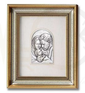 Obraz ze srebra "Święta Rodzina" S-01668872 - 32 cm x 27,5 cm