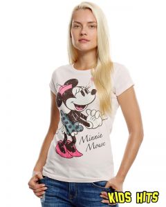 Damska koszulka Disney Myszka Minnie "Pink" XL