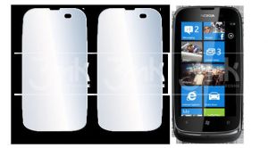 Folia ochronna 3MK Silid Nokia Lumia 610 2 zestawy