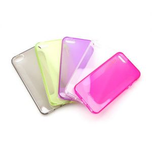 Zestaw: 5 x Obudowa Colla Glossy Case TPU - czarna, biała, zielona, fioletowa i różowa - iPhone 5 5S