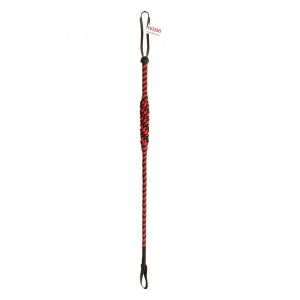 Czarno - czerwona szpicruta/pejcz 70 cm