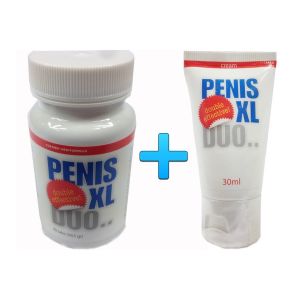 Tabletki + Krem - powiększenie penisa + erekcja ZESTAW