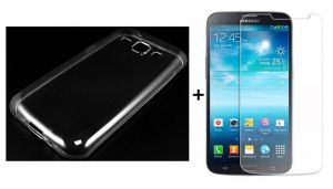 Zestaw Szkło ochronne Perfect Glass + Obudowa Ultra Slim Przezroczysta Samsung Galaxy J1