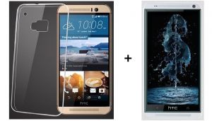 Zestaw Szkło ochronne Perfect Glass + Obudowa Ultra Slim Przezroczysta HTC Desire 820