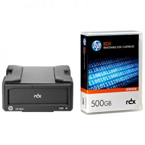 System tworzenia kopii zapasowych HP RDX500 USB 3.0 z zewnętrznym dyskiem