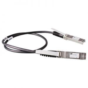 Bezpośrednio podłączany miedziany kabel HP BladeSystem klasy c 10 GbE SFP+ do SFP+ o długości 1 m