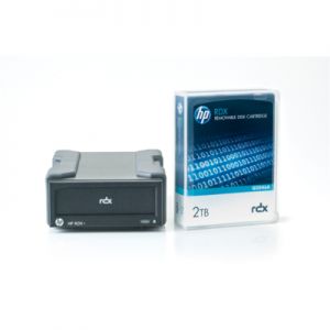 System tworzenia kopii zapasowych HP RDX+ 2 TB z zewnętrznym dyskiem