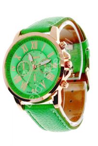 Elegancki zielony zegarek damski | zielone zegarki damskie