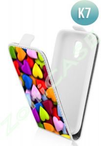 Flip Case | Etui ze wzorami dla HTC Desire 620 - Wzór K7 - K7
