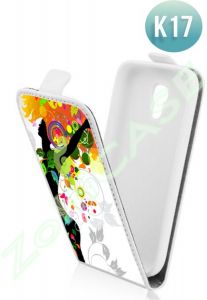 Flip Case | Etui ze wzorami dla HTC Desire 620 - Wzór K17 - K17