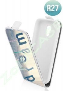 Flip Case | Etui ze wzorami dla HTC Desire 620 - Wzór R27 - R27