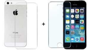 Zestaw Obudowa Ultra Slim + Szkło hartowane Perfect Glass Apple iPhone 5 / 5S