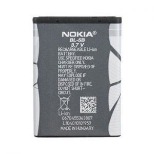 Oryginalna bateria BL-5B - 890 mAh - Nokia N80 5140 6020 7360 Opakowanie Bulk Produkcja: 2015