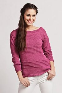 MKM Tatiana amarantowy sweter