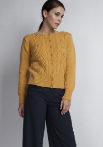 MKM Flami SWE038 żółty sweter