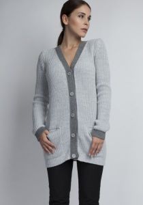 MKM Pataya SWE043 jasny szary sweter